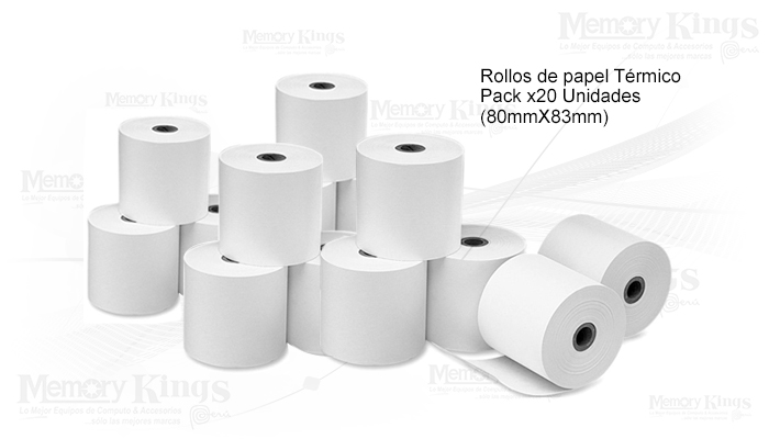 CONTOMETRO TERMICO 80MMx83MT NEGRO CJx20 Rollos